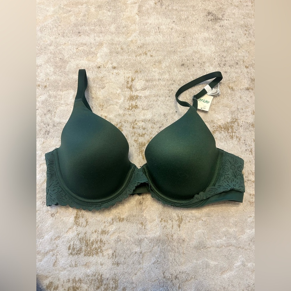 Aerie Green Lace Bra